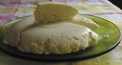 Homemade cheese
